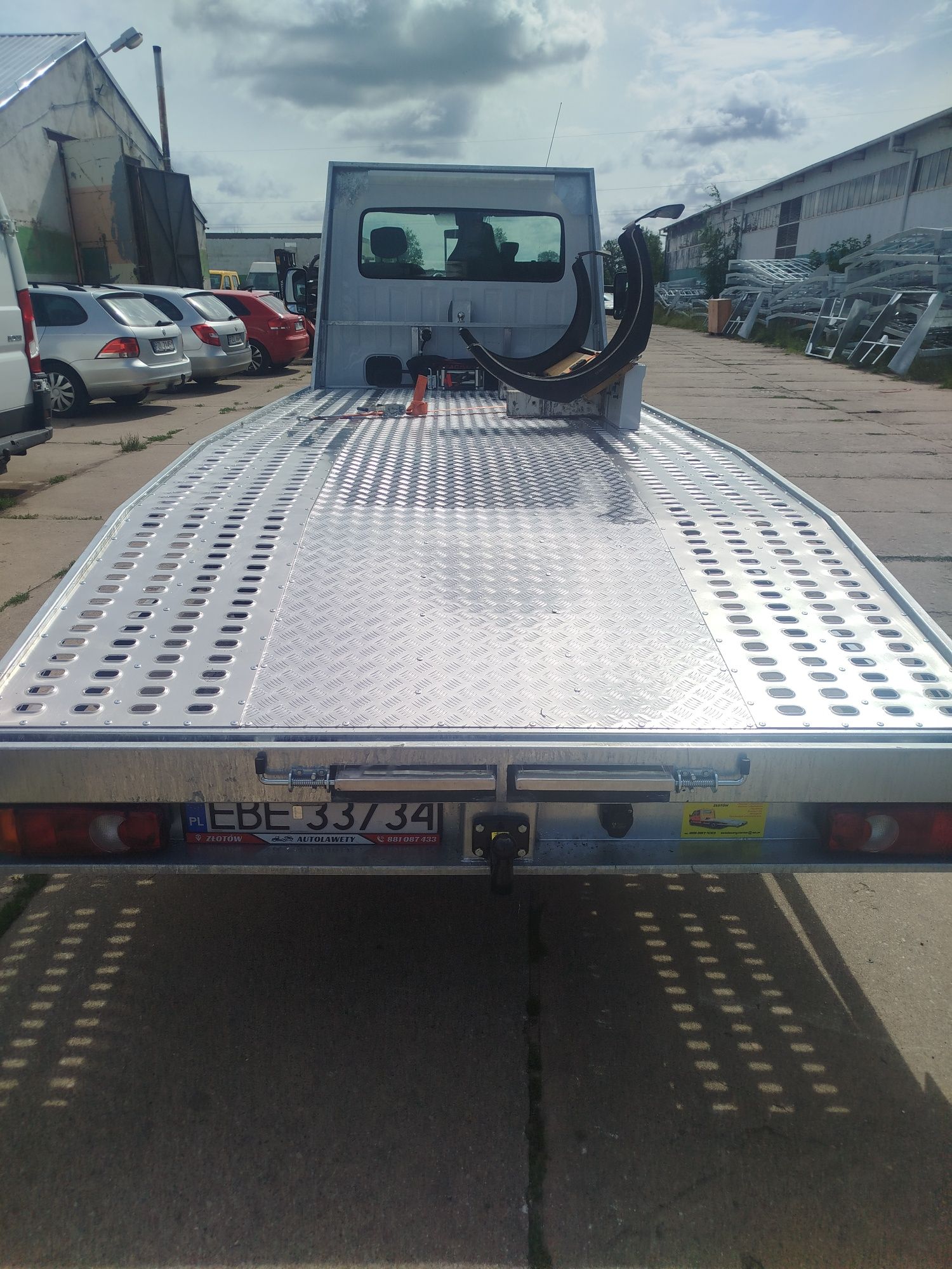 Najazd Nowy  laweta Master Movano 5 metrów! Stalowo aluminiowy ocynk!