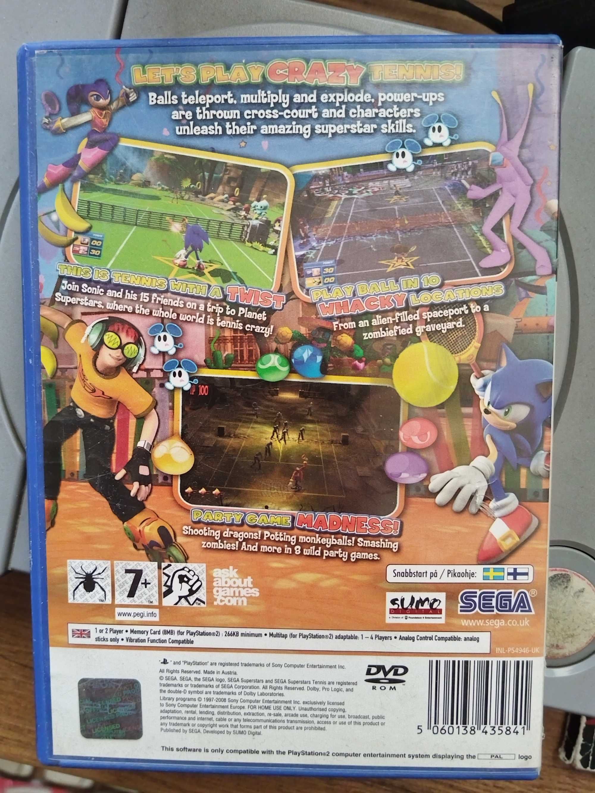 Gra Sega Superstar Tennis na konsolę PS2