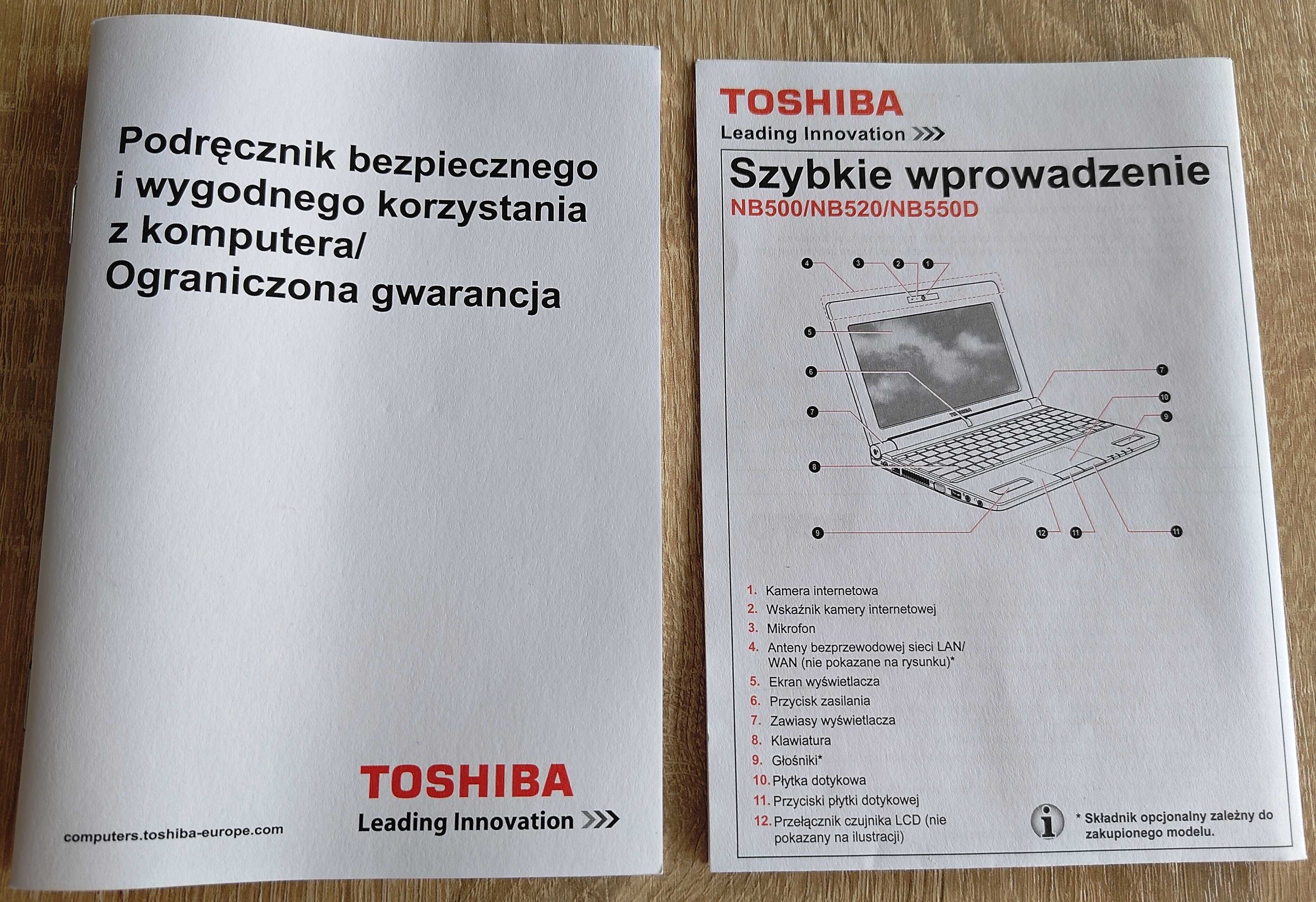 Netbook Toshiba NB520-10M Windows 7 starter