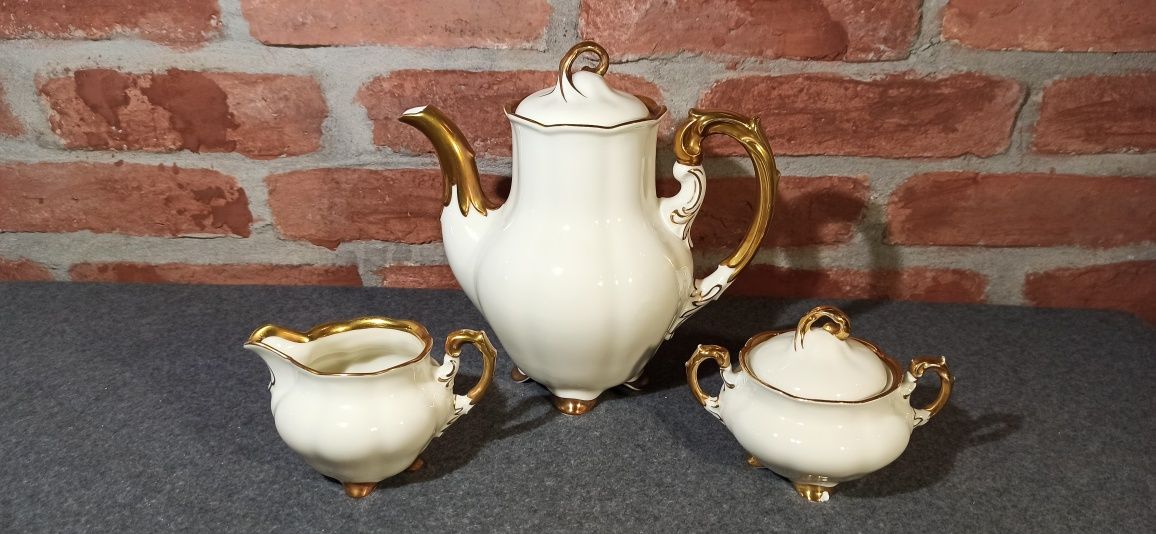 Porcelana Śląska Serwis 6 os Koenigszelt CHARLOTTE Jaworzyna Śląska Au