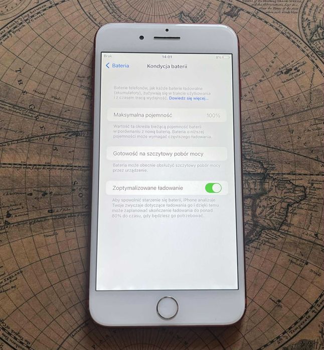 iPhone 7 Plus 256GB Red Nowa bateria Wyświetlacz idealny