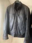 Casaco Preto Pele Jerem XL