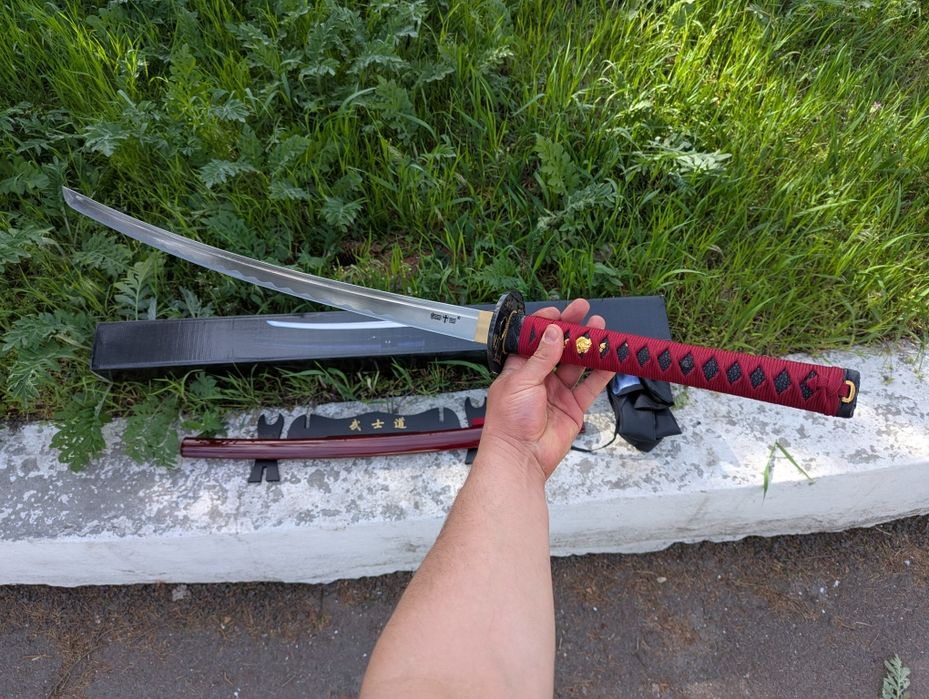 Самурайський меч 19959 (KATANA) Катани Заточені  Гострі з підставкою