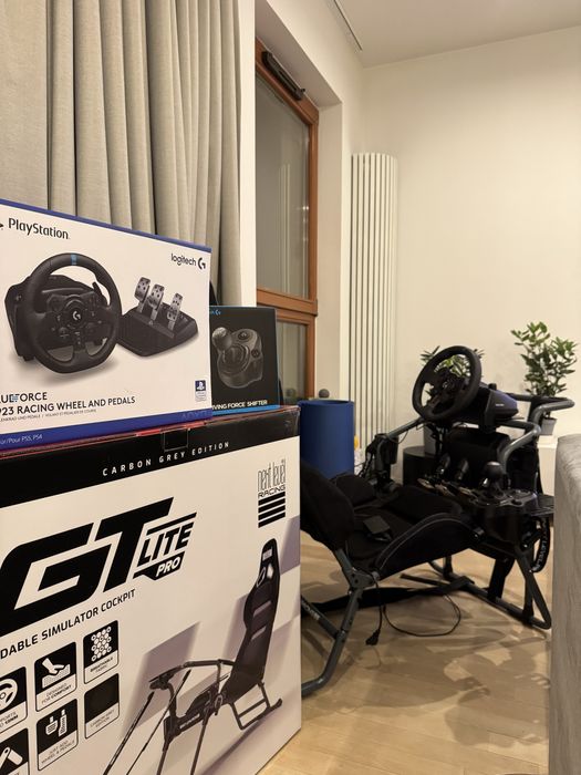 Zestaw Symulacyjny — Logitech G923 + Shifter + NLR GT Lite Pro