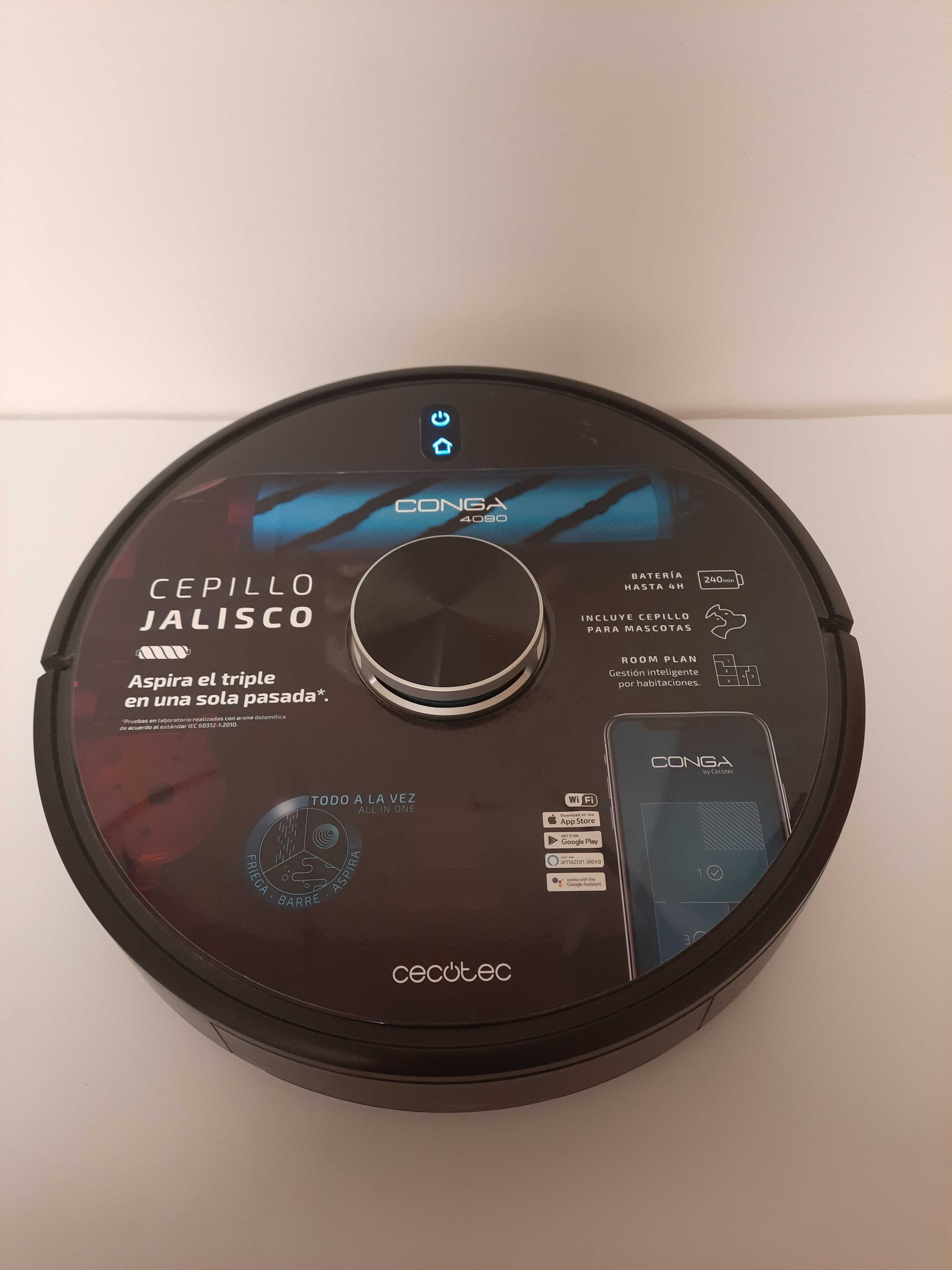 Robot sprzątający Cecotec Conga 4090 - mopowanie, 2 szczotki, outlet