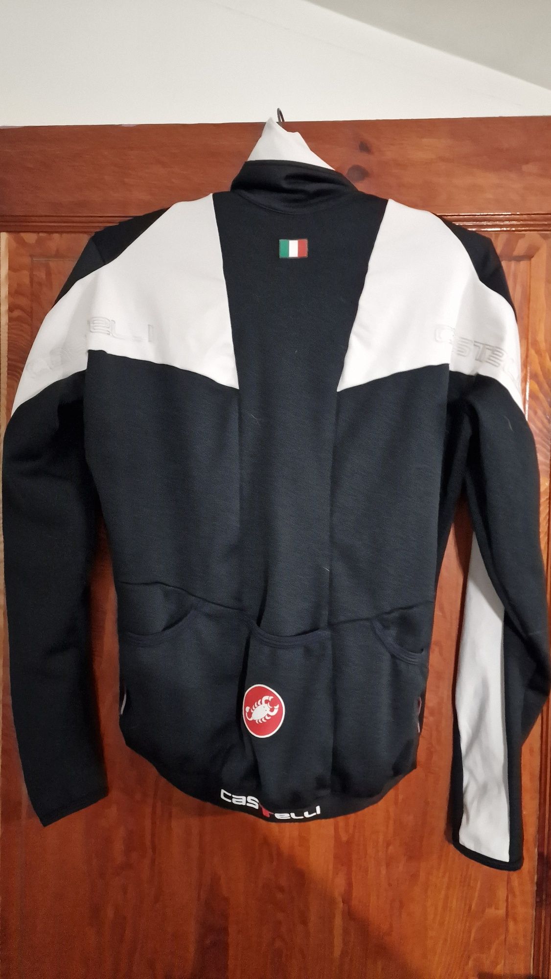 Castelli Rosso Corsa ciepła kurtka kolarska unisex S-M