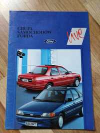 Prospekt Ford Scorpio Fiesta Sierra