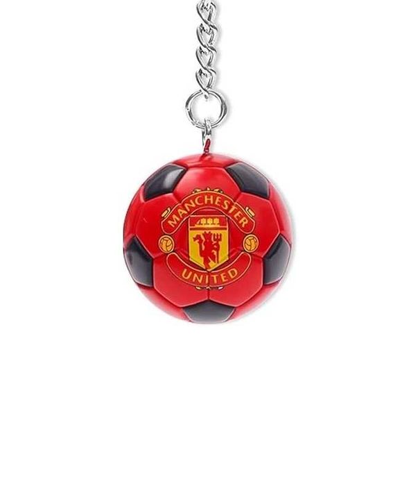 Brelok do kluczy Manchester United HERB PIŁKA OKRĄGŁA breloczek