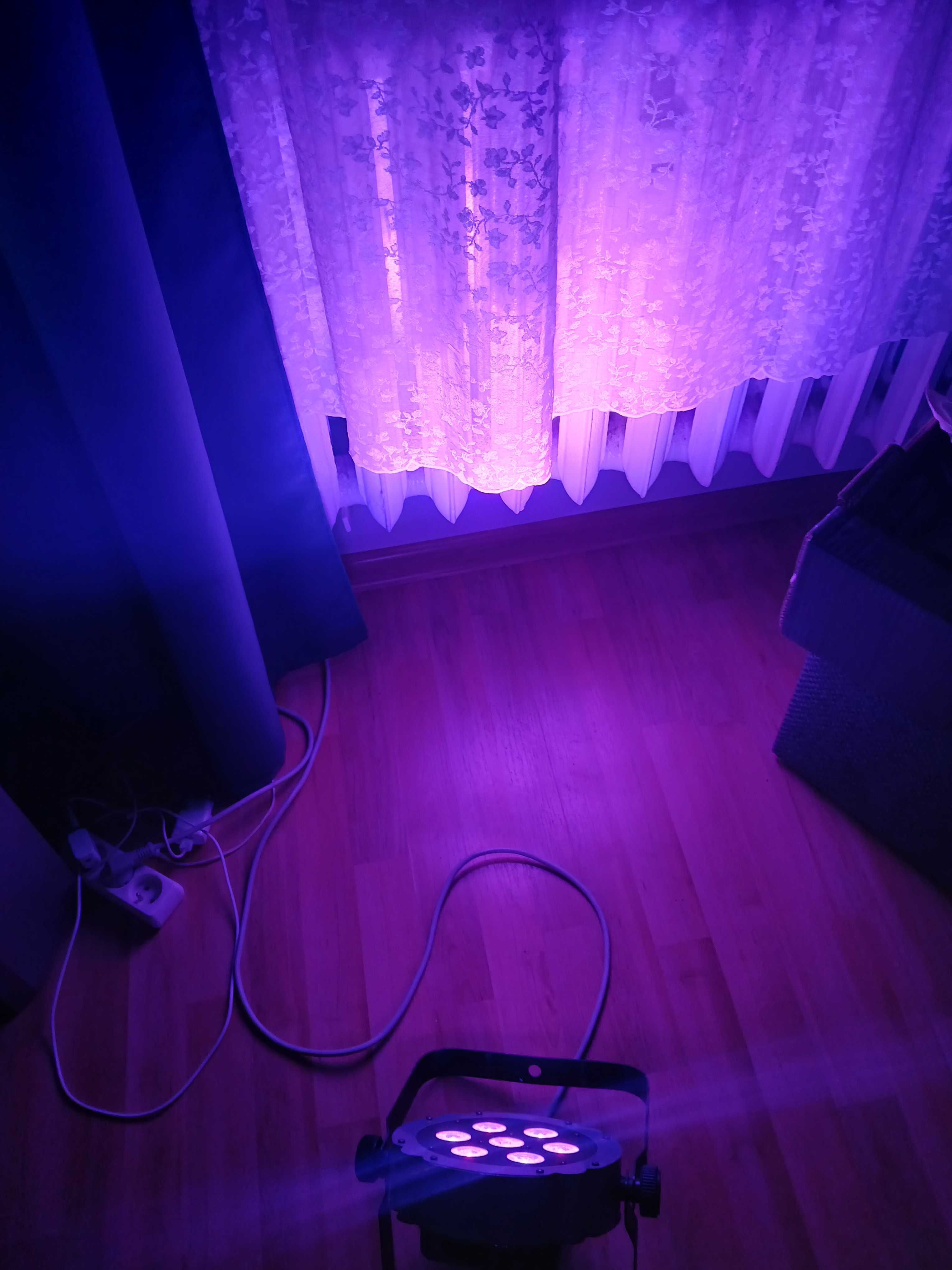 Showtec Compact Par 7 Tri 7x 3W RGB profesjonalny metalowy PAR LED
