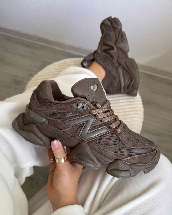 New balance 9060 chocolate brown нью беланс нб 9060 шоколад