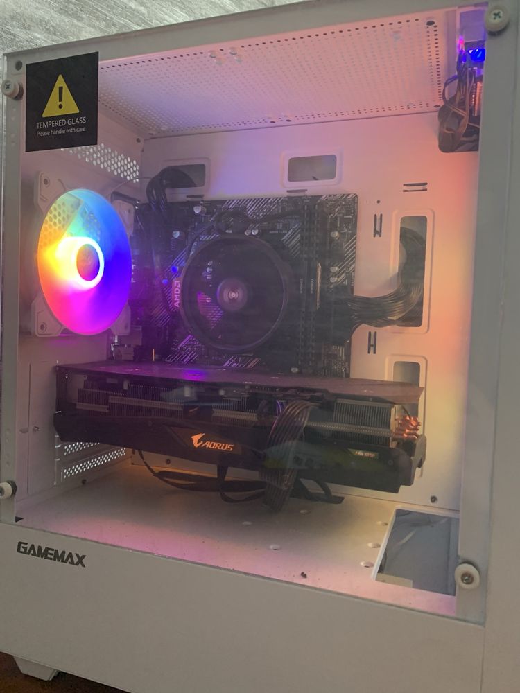 Игровой компьютер. R5 5500/RX5700XT/16GB/SSDM2/600W