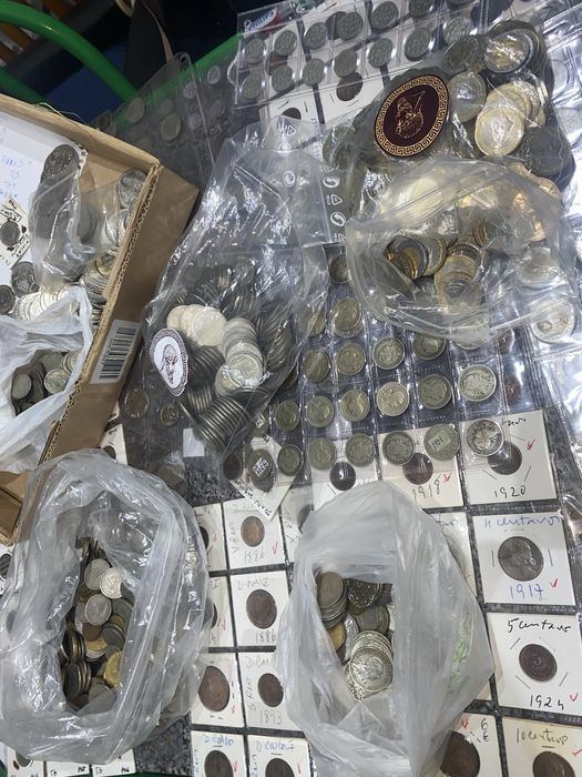 Moedas antigas 10 kg