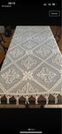 Colcha em crochet para cama feita à mão