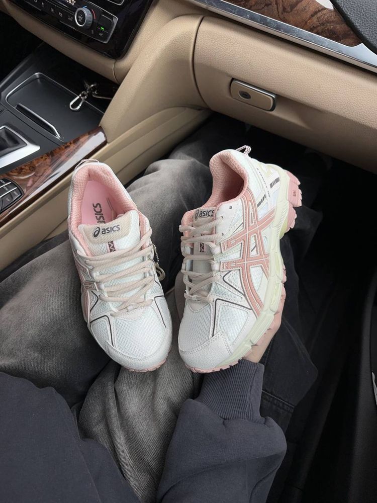 Рожеві асікси, ASICS kahana 8 pink beige, бежеві асікси, асікси, асікс