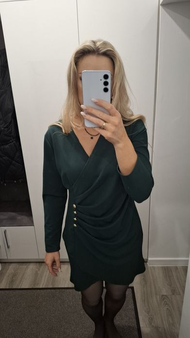 Sukienka butelkowa zieleń M