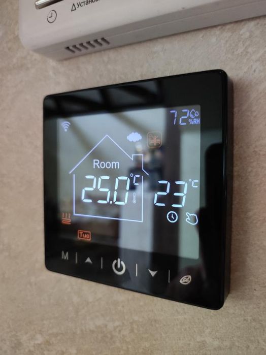 Термостати для котла електричної та водяної підлоги