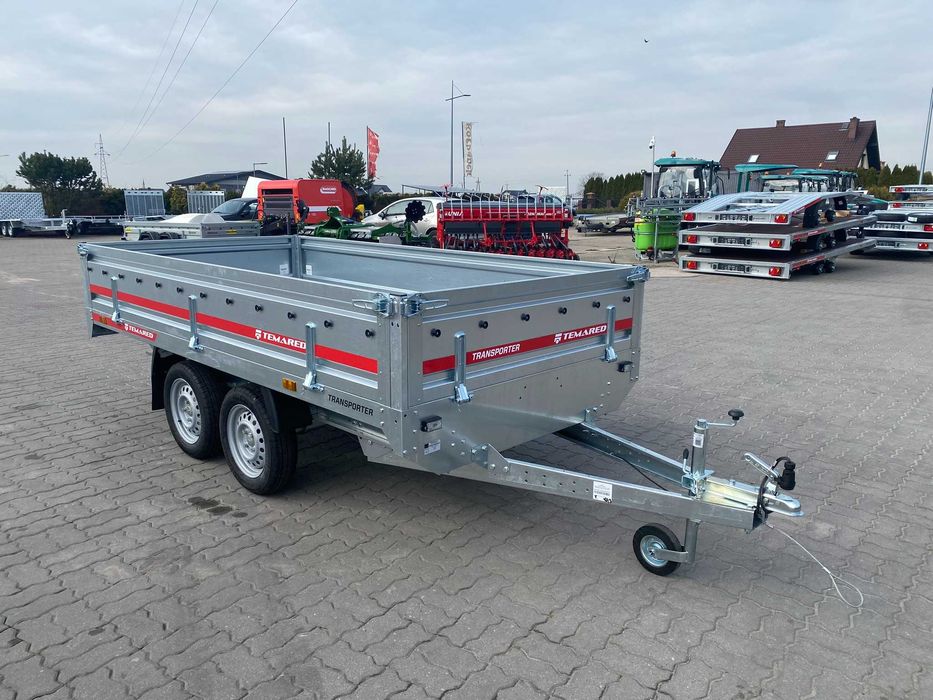Przyczepa dwuosiowa Temared Transporter 3015/2 o DMC 750kg