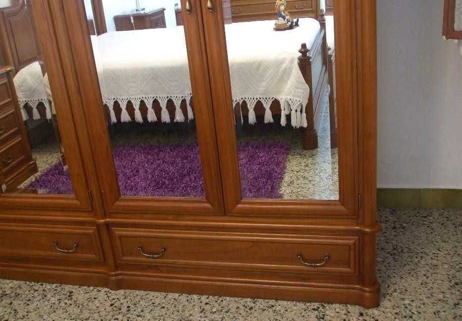 Quarto completo de casal em madeira de carvalho