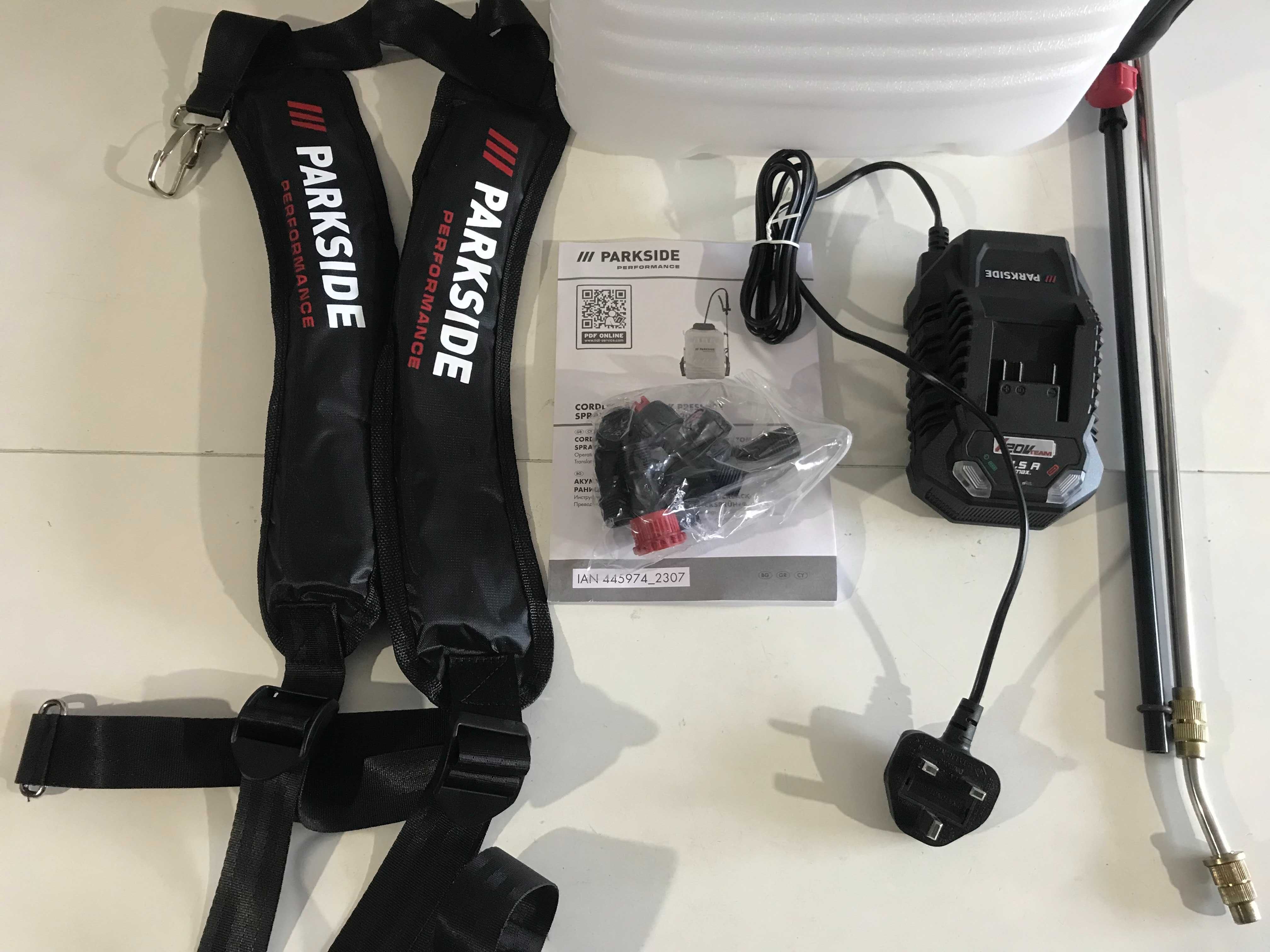 Акумуляторний обприскувач PARKSIDE PERFORMANCE PRDSP 20-Li C2,16 л.
