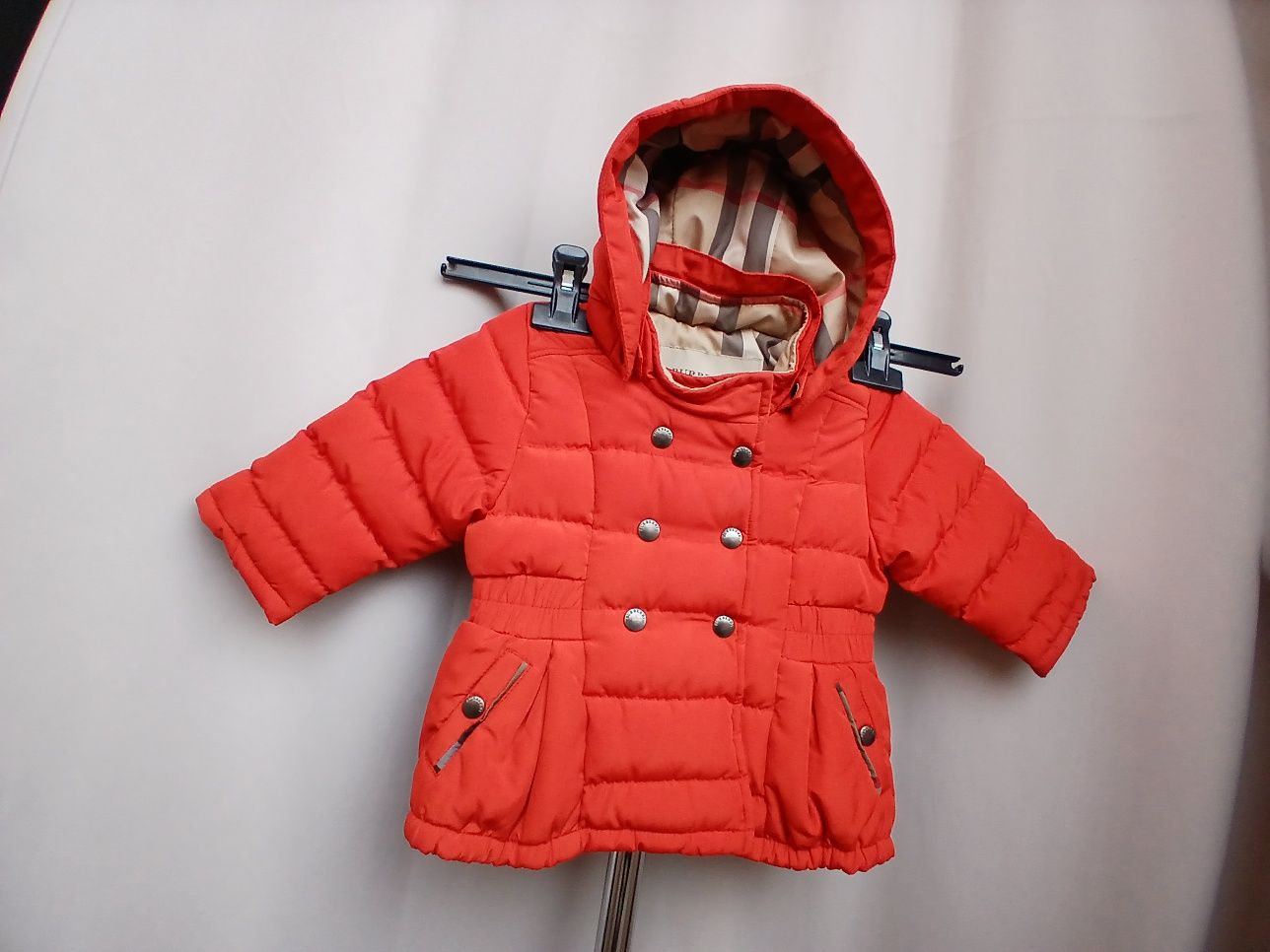 Burberry/ceglasta kurtka wiosna-jesień od 6 miesięcy