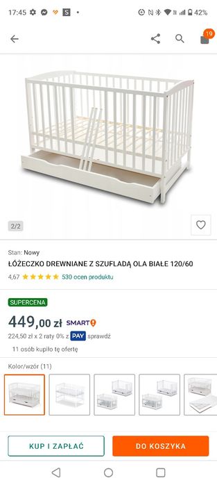 Łózeczko dziecięce
