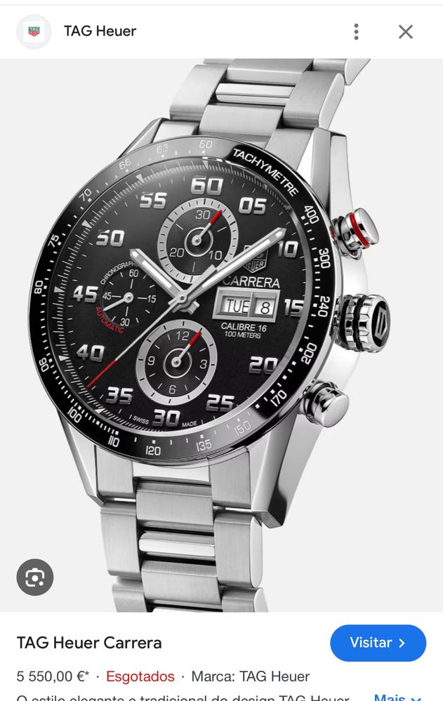 Tag Heuer Carrera Calibre 16 Ceramica