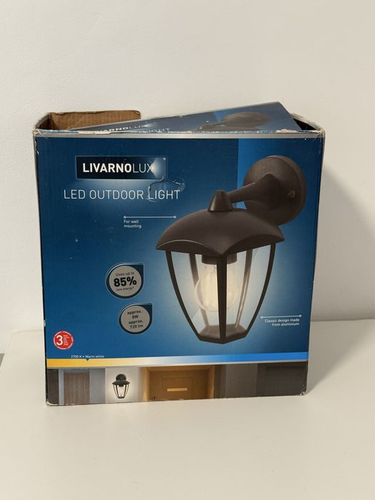 lampa zewnętrzna led, kinkiet zewnętrzny livarnolux