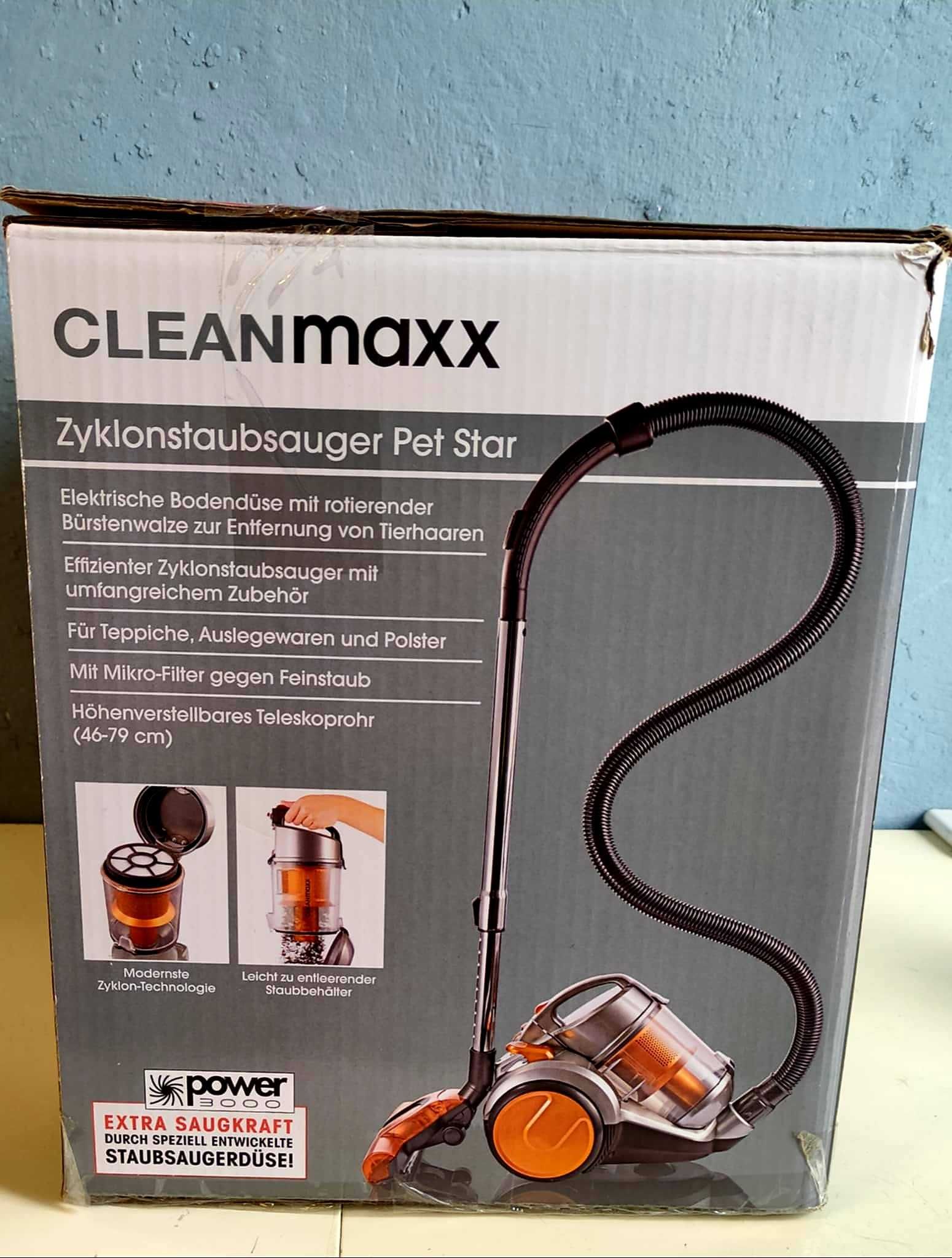 Odkurzacz Clean Maxx Pet Star  700w pojemność 2.5 L