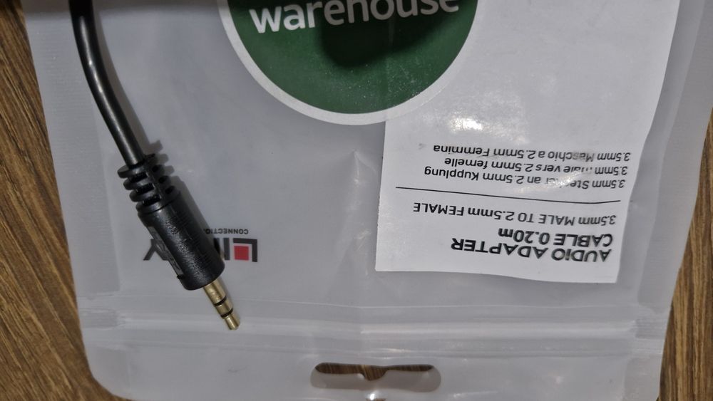 Adapter audio 3.5mm 2.5mm