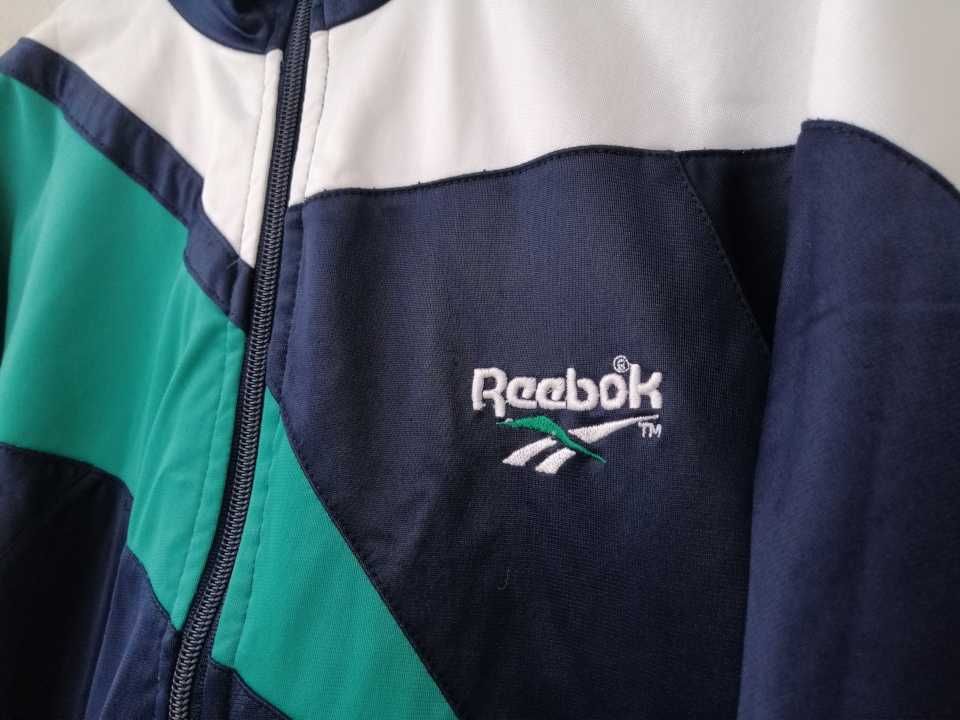 Casaco fato-treino Reebok, criança, 10 anos, azul verde branco