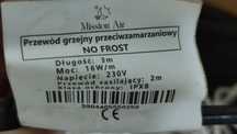 Kabel grzewczy Mission Air 3m z termostatem