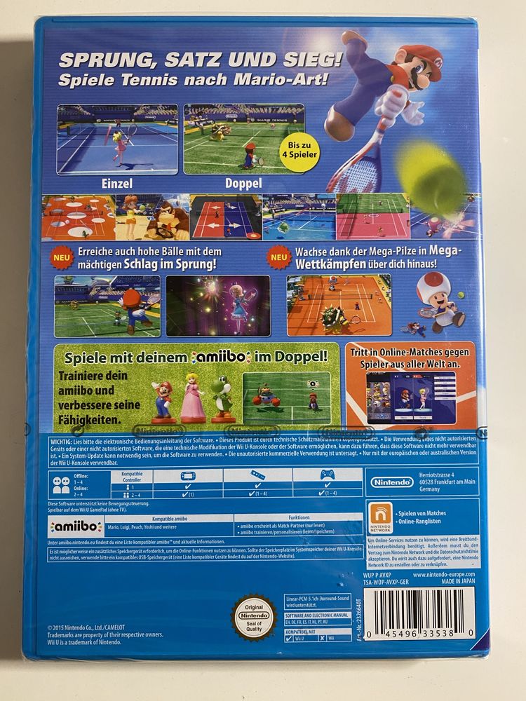 Mario tennis ultra smash wiiu NOWA