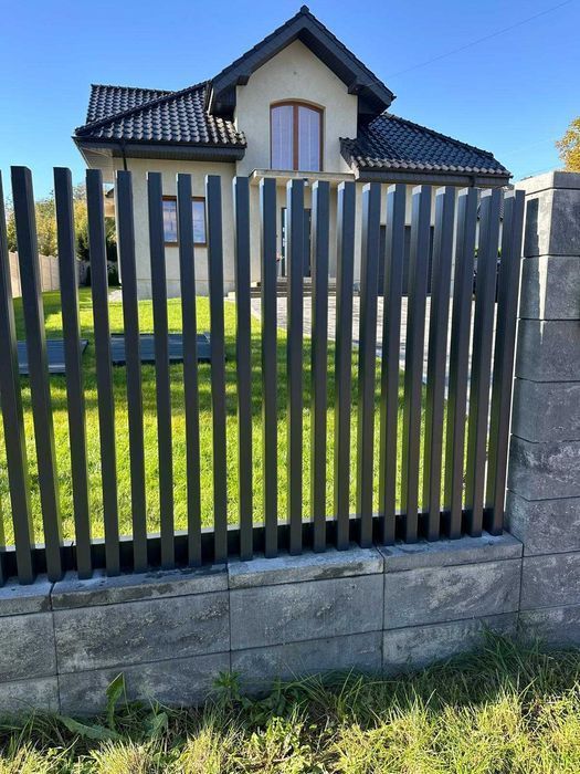 Ogrodzenie grzebieniowe PREMIUM nowoczesne profile palisada pionowa