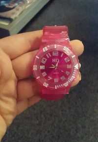 WYPRZEDAŻ!! Nowy różowy zegarek sportowy silikonowy pasek