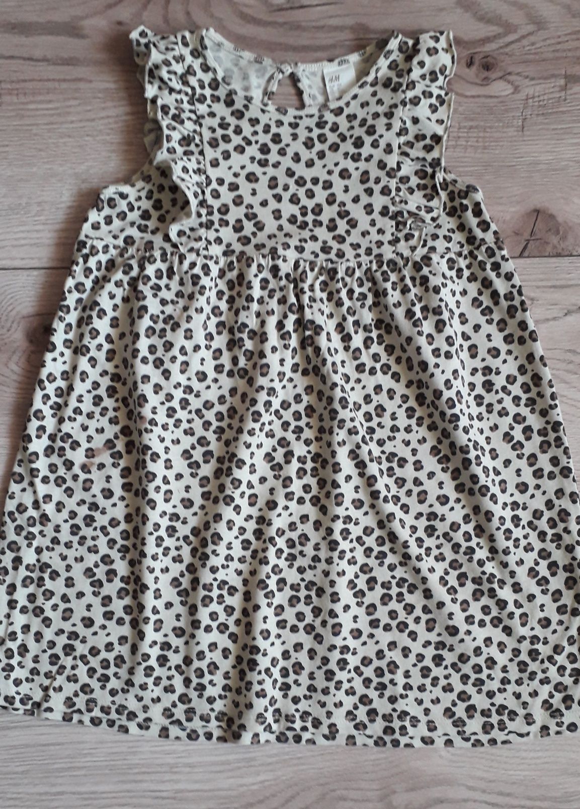 Sukienka H&M, w panterkę rozm. 104