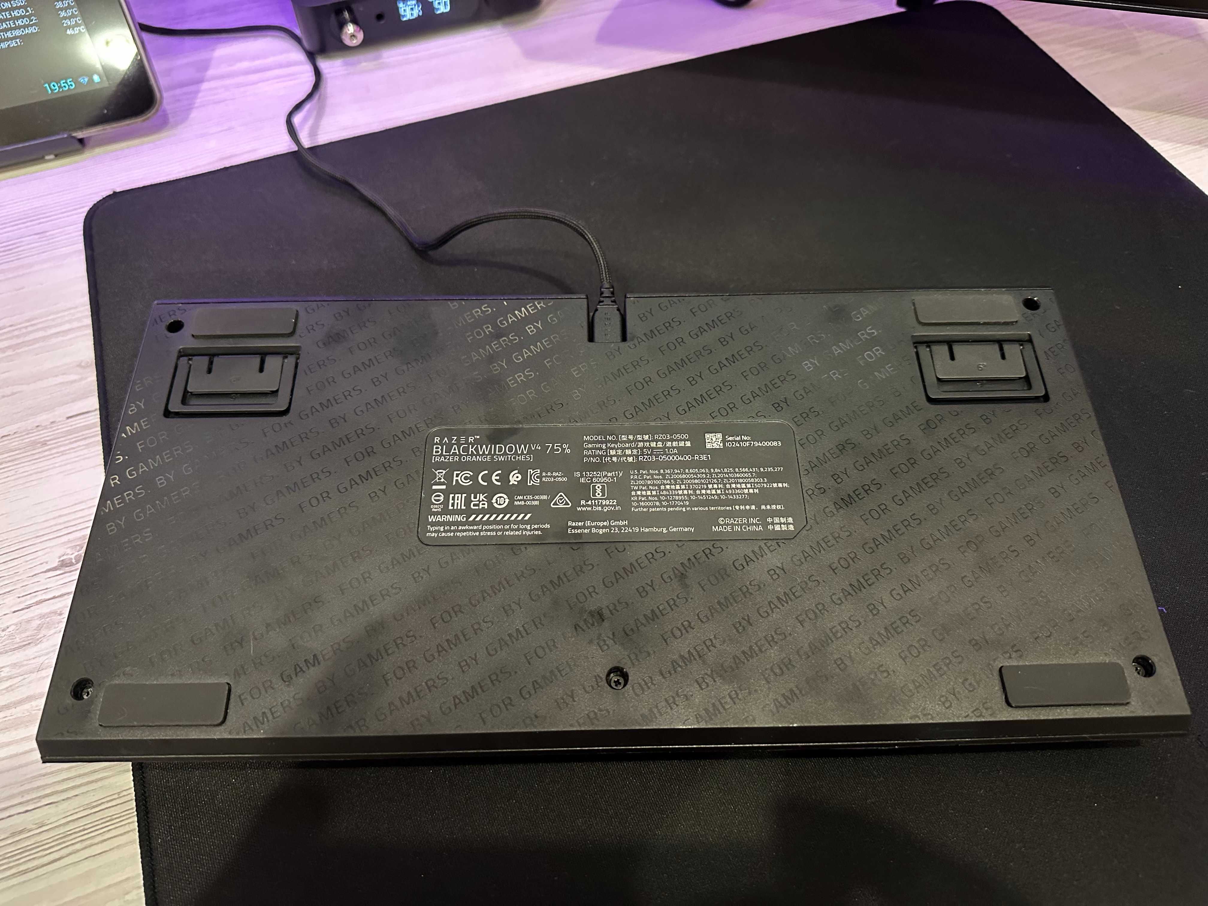 Клавиатура Razer BlackWidow v4 75%