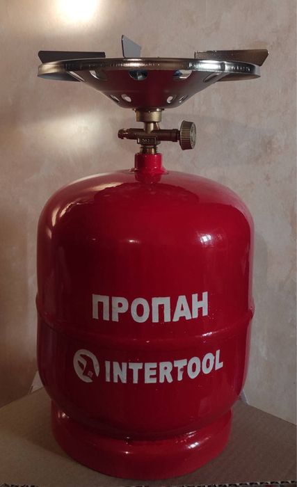 Комплект газовий кемпінговий 8 л. INTERTOOL GS-0008