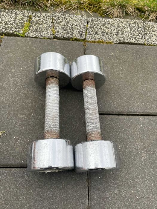 Hantle stalowe 2 x 2,7kg