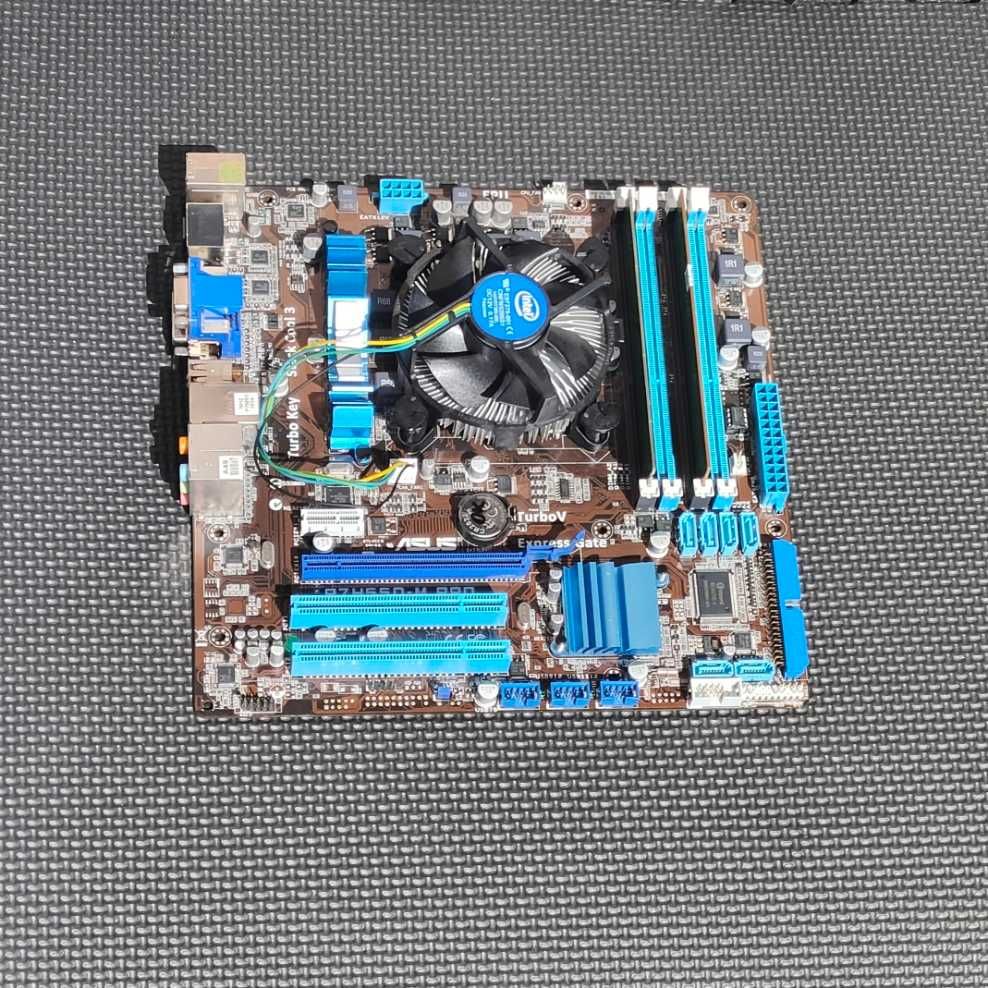 Płyta Główna Asus + Procesor Intel + 8 GB RAM DDR3 Zestaw Komputerowy