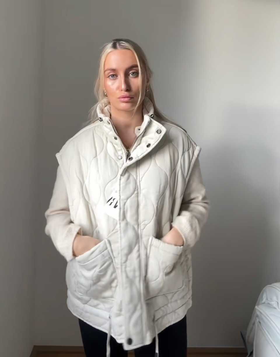 Стеганый жилет Zara
