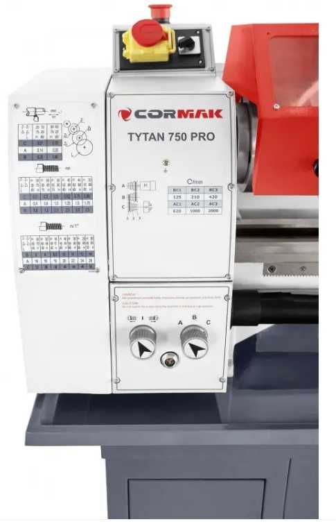 Tokarka uniwersalna CORMAK TYTAN 250x750 PRO 400V