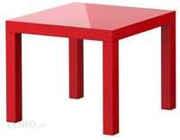 Stolik czerwony IKEA 55x55 wys. 45 NOWY