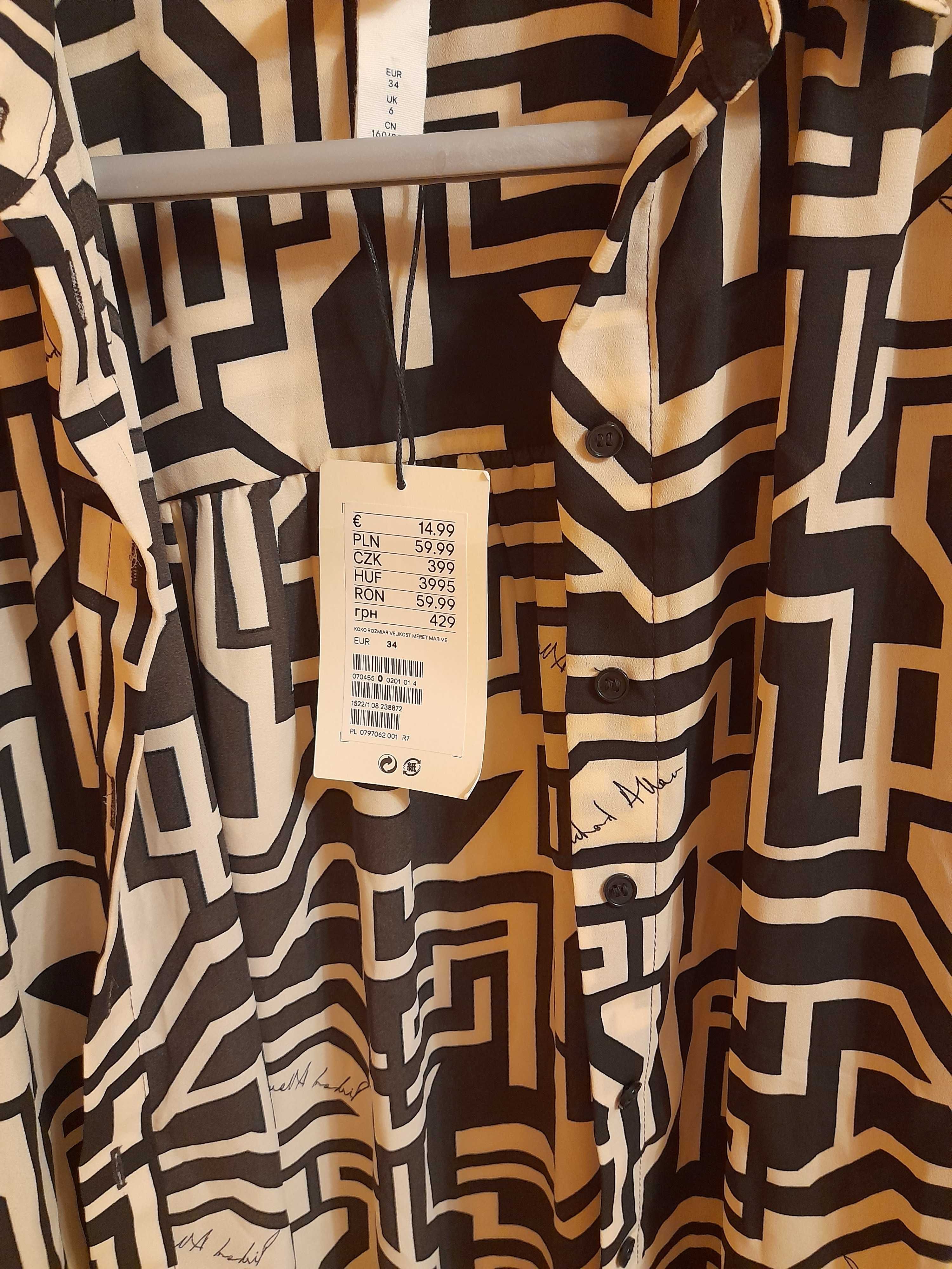 Koszula damska Richard Allan H&M rozmiar 34