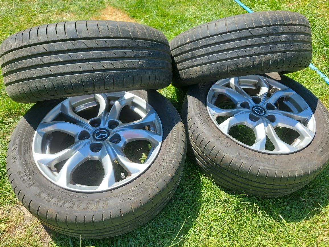 5x114.3 R16 Koła Mazda 3 205/55 Oryginalne Felgi Aluminiowe 16"