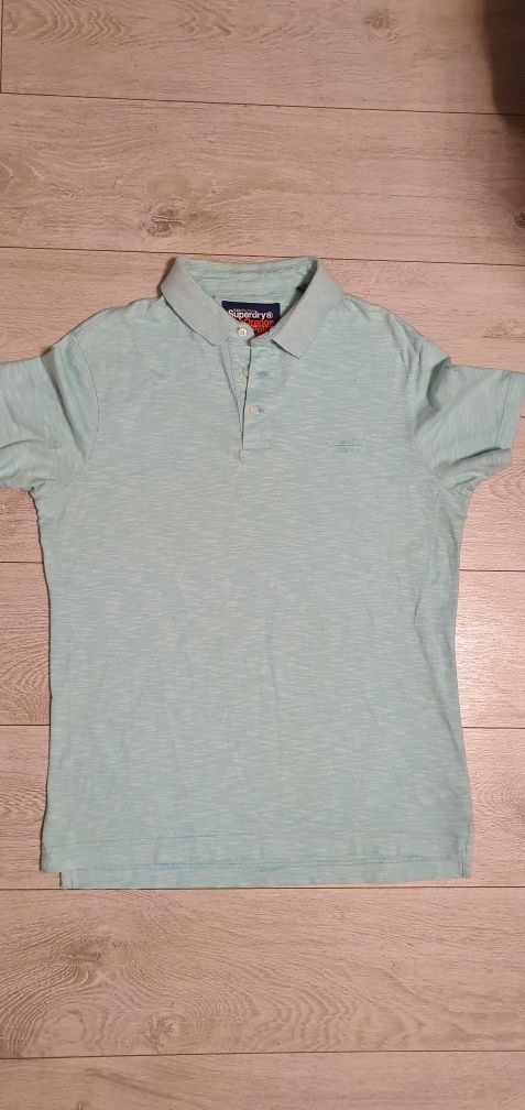 Koszulka polo męska SUPERDRY rozmiar M wymiary na zdjęciach