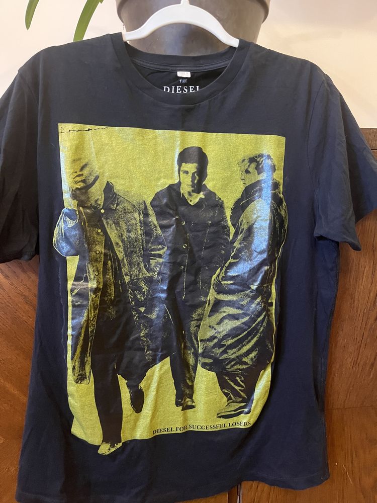 Diesel tshirt L czarna koszulka