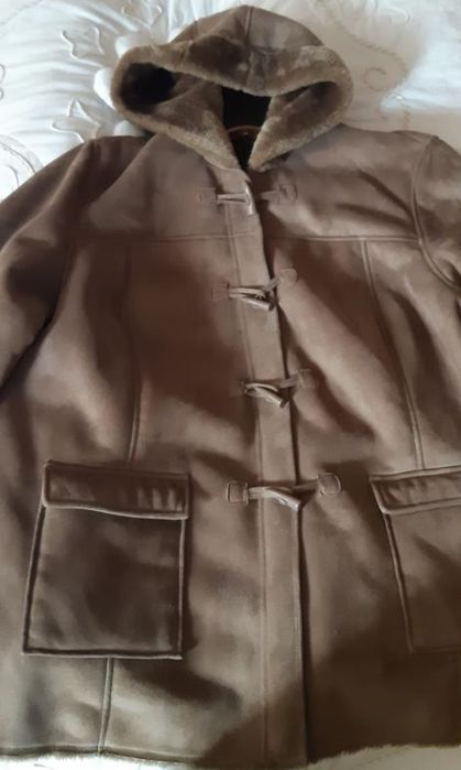 Дублянка жіноча з капюшоном батал