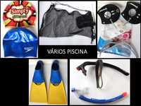 Tocas / barbatanas / snorkel / hand paddles