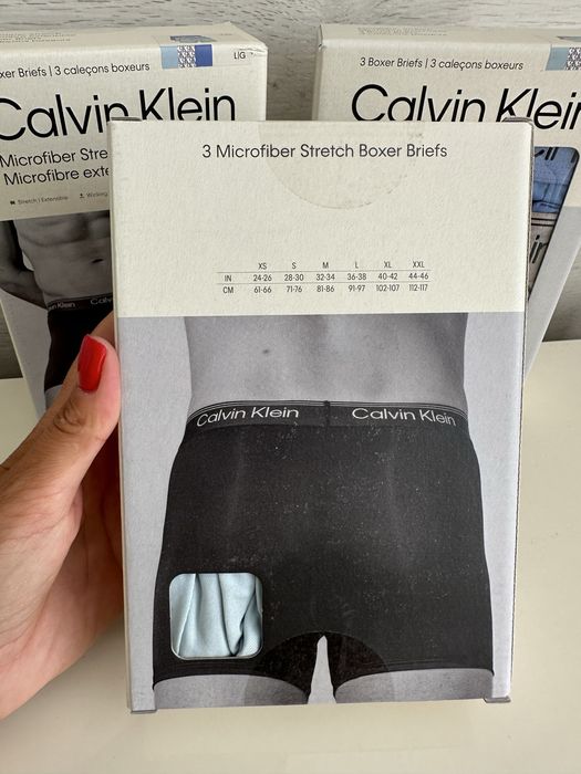 Брендова чоловіча білизна труси боксери Calvin Klein пак 3шт