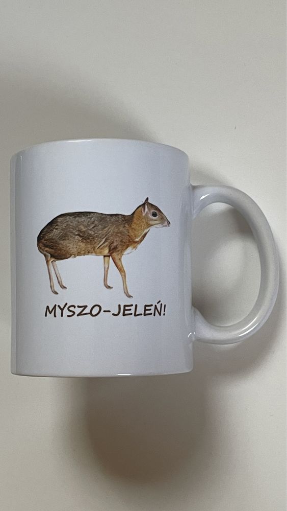 Kubek z uchwytem myszojeleń